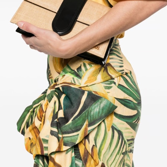 FARM RIO BANANA ART TIE SIDE SKIRT NWT - Picture 5 of 11